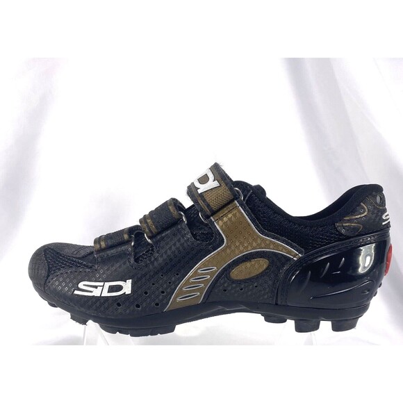 SIDI Italy Black Gold Cycling Bicycle Cleat Shoe Womens EU  SIDI Italy Black Gold Cycling Bicycle Cleat Shoe Womens EU 39
